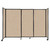 StraightWallª Sliding Portable Partition 7'2" x 5' Beige Fabric