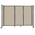 StraightWall™ Sliding Portable Partition 7'2" x 5' Sand Fabric