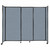 StraightWall Sliding Portable Partition 7'2" x 6' Powder Blue Fabric