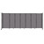 StraightWall™ Sliding Portable Partition 15'6" x 6' Slate Fabric