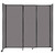 StraightWallª Sliding Portable Partition 7'2" x 6'10" Slate Fabric