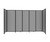 StraightWall Sliding Portable Partition 11'3" x 6'10" Ash Gray Fabric