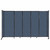StraightWall™ Sliding Portable Partition 11'3" x 6'10" Ocean Fabric