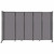 StraightWall™ Sliding Portable Partition 11'3" x 6'10" Slate Fabric