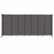 StraightWall™ Sliding Portable Partition 15'6" x 6'10" Charcoal Gray Fabric