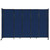 StraightWallª Sliding Portable Partition 11'3" x 7'6" Navy Blue Fabric