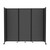 Room Divider 360 Folding Portable Partition 8'6" x 7'6" Classic Gray Fabric