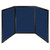 Folding Tabletop Display 78" x 36" Navy Blue Fabric
