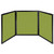 Folding Tabletop Display 99" x 36" Lime Green Fabric