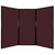 Privacy Screen 7'6" x 5'10" Cranberry Fabric