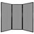 Privacy Screen 7'6" x 6'8" Light Gray Poly Polycarbonate