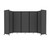 Room Divider 360 Folding Portable Partition 14' x 7'6" Classic Gray Fabric