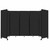 SoundSorb Room Divider 360¨ Folding Partition 14' x 7'6" Black High Density Polyester