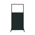 Work Station Screen 33" x 70" Forest Green Fabric With Clear Window