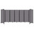 Room Divider 360 Folding Portable Partition 19'6" x 7'6" Speckled Gray Fabric