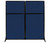 Work Station Screen 66" x 70" Navy Blue Fabric