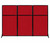 Work Station Screen 99" x 70" Red Fabric