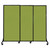 QuickWall Sliding Portable Partition 7' x 5'10" Lime Green Fabric
