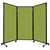 QuickWall Folding Portable Partition 8'4" x 5'10" Lime Green Fabric