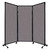 QuickWall Folding Portable Partition 8'4" x 6'8" Slate Fabric