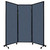 QuickWall Folding Portable Partition 8'4" x 7'4" Ocean Fabric