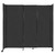 The Bullet Resistant Portable Shield Partition 7'2" x 6'10" Black Fabric