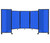 Room Divider 360¨ Folding Portable Partition 14' x 5' Blue Fluted Polycarbonate