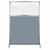 The Hush Screen with Clear Fluted window and Powder Blue fabric.