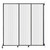 Wall-Mounted QuickWall Sliding Partition 7' x 7'4" Opal Polycarbonate