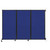 Wall-Mounted QuickWall Folding Partition 8'4" x 5'10" Royal Blue Fabric