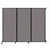 Wall-Mounted QuickWall Folding Partition 8'4" x 6'8" Slate Fabric