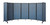 The Room Divider 360 Folding Portable Partition featuring industry leading rotating hinges and full sized end panels for stability.