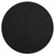 Wall-Mounted SoundSorb™ Acoustic 12" Flat Circle Black High Density Polyester