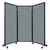 Quick-Wall Folding Portable Partition 8'4" x 6'8" Sea Green Fabric