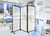 The MediWall Folding Partition is perfect for pharmacies, hospitals or doctors offices. The MediWall Folding Partition is perfect for pharmacies, hospitals or doctors offices.