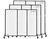 The MediWall Sliding Partition has 1 width and 3 heights to choose from.