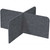 The dark gray color of the SoundSorb X-Fit Desktop Privacy Panel.