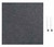 SoundSorb Desktop Privacy Panels 24" x 24" Dark Gray High Density Polyester Edge Clip