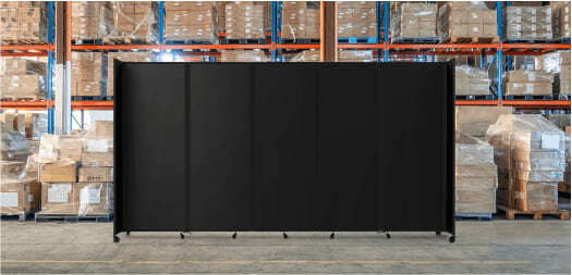 Fire-Resistant Portable Welding Partition