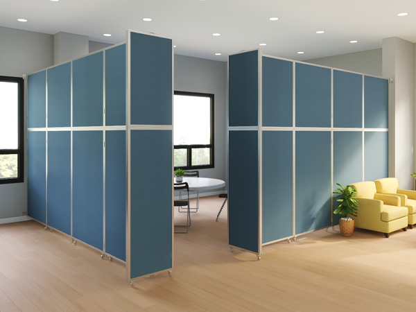 The flexibility of our wall partitions enables businesses to support their teams with private spaces that promote productivity.