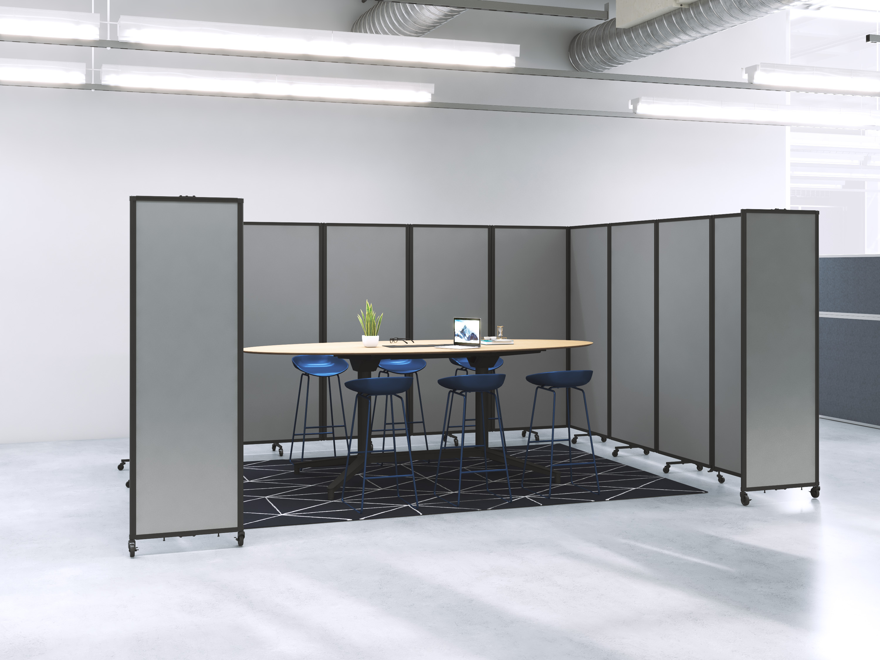 The Room Divider 360® Folding Portable Partition