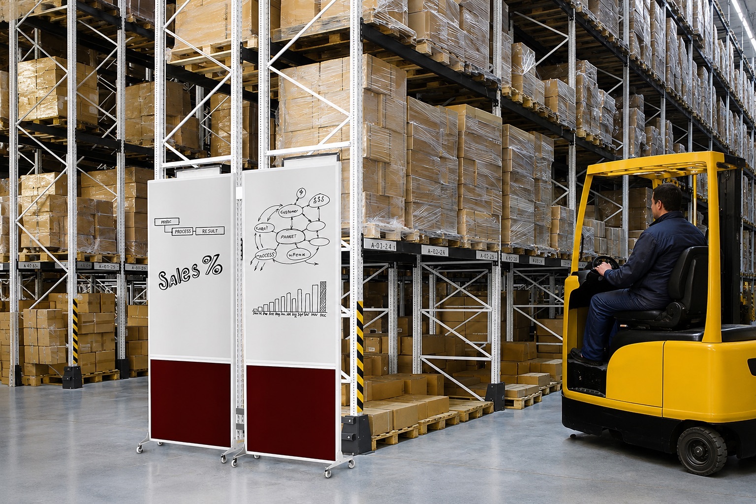 DivideWrite is used to post notes in Warehouses