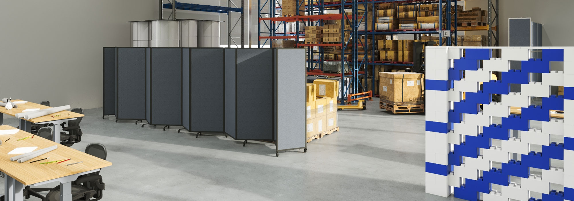 Put your unused space to work with modular, moveable solutions. 