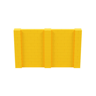 Channel Blocks Yellow 10' x 6' Yellow Simple Block Wall Kit