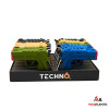 Techno Torch Hand Gun Torches (Assorted Designs & Colors) *Display of 12* - Solid Colors (Design C)