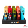 Techno Torch Dual Flame Faux Vape Design Torches (Assorted Colors) *Display of 25* [Model#20221F]