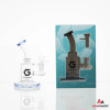 Glass House 6in Cylinder Banger Hanger Waterpipe (Assorted Colors) [Model# HHP-043]