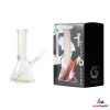 Glass House 8in Mini Iridescent Beaker Waterpipe [Model# GH-65] 