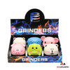 Sushi Pet 4 Part Grinders (Assorted Designs) [Model# CF-63432] *Display of 6*