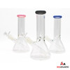 8in Glass Beaker Waterpipe w/ Ice Catcher (Assorted Colors) [Model# BTBK04]